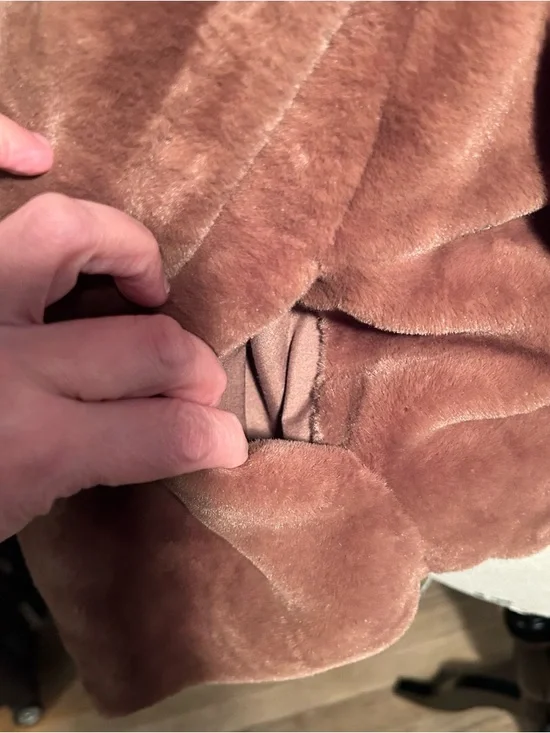 Blank NYC Women's Espresso Faux Fur Martini Jacket - Picture 9 of 13